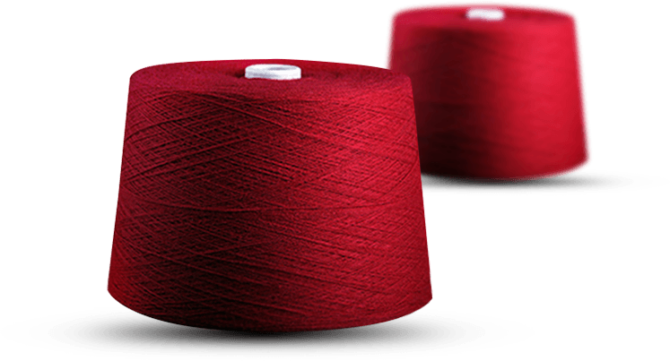 Zafarbená polyesterová priadza